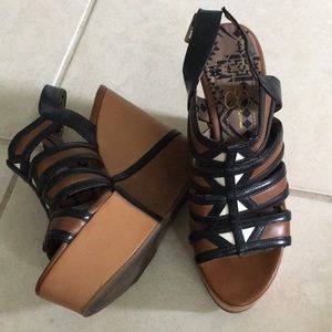 Jessica Simpson platform wedges